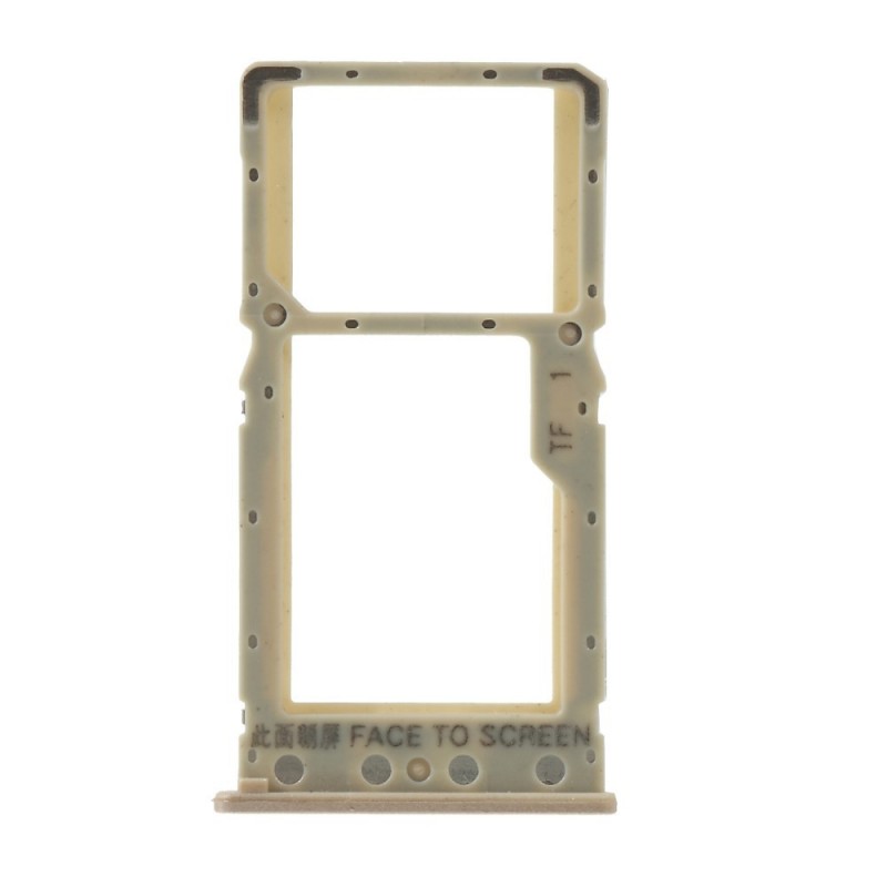 Bandeja DUAL SIM Micro SD Xiaomi Redmi 6/6A oro