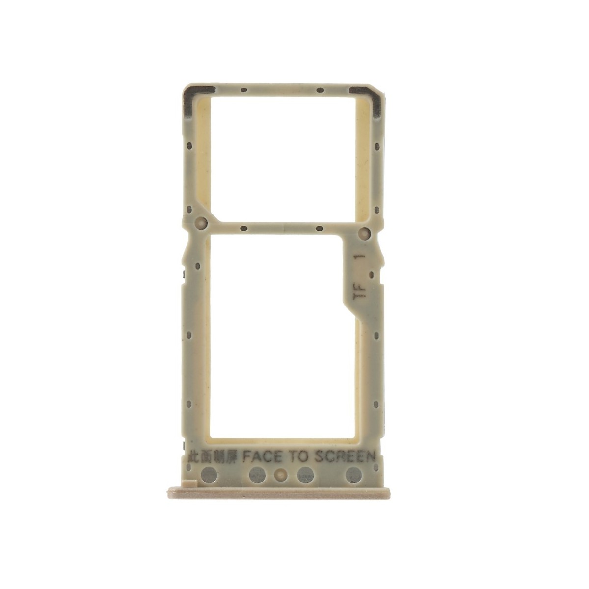Bandeja DUAL SIM Micro SD Xiaomi Redmi 6/6A oro