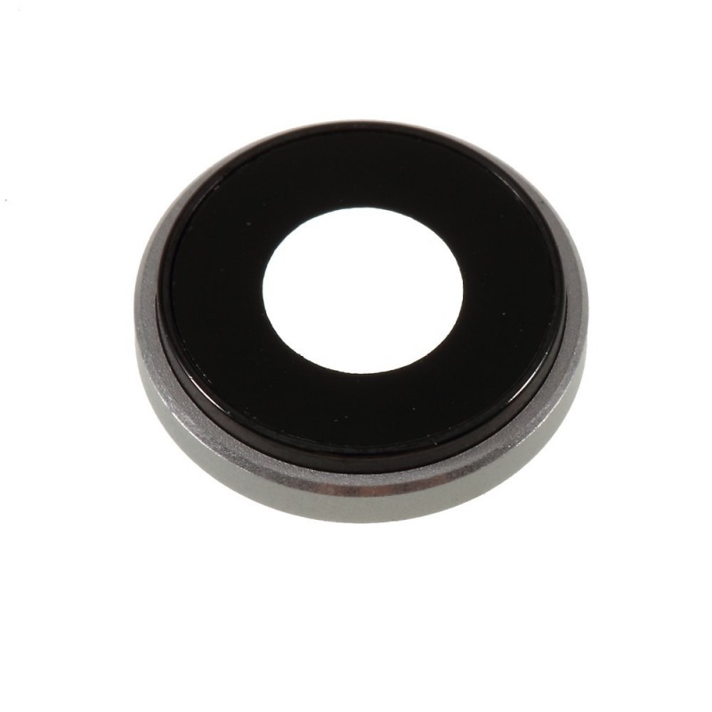 Lente de camara trasera para iPhone Xr Plata