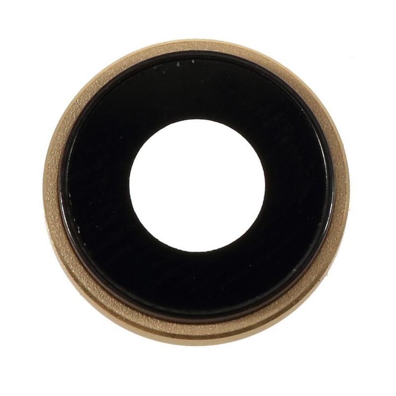 Lente de camara trasera para iPhone Xr Oro