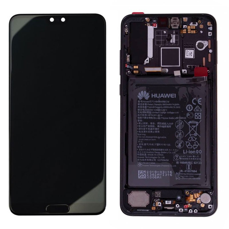 Pantalla completa para Huawei P20 Pro Negra