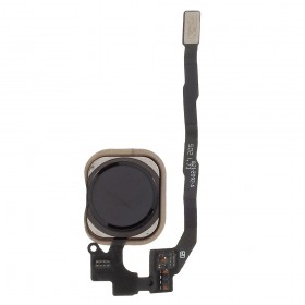 Flex de botón home completo para Apple iPhone 5S en color negro