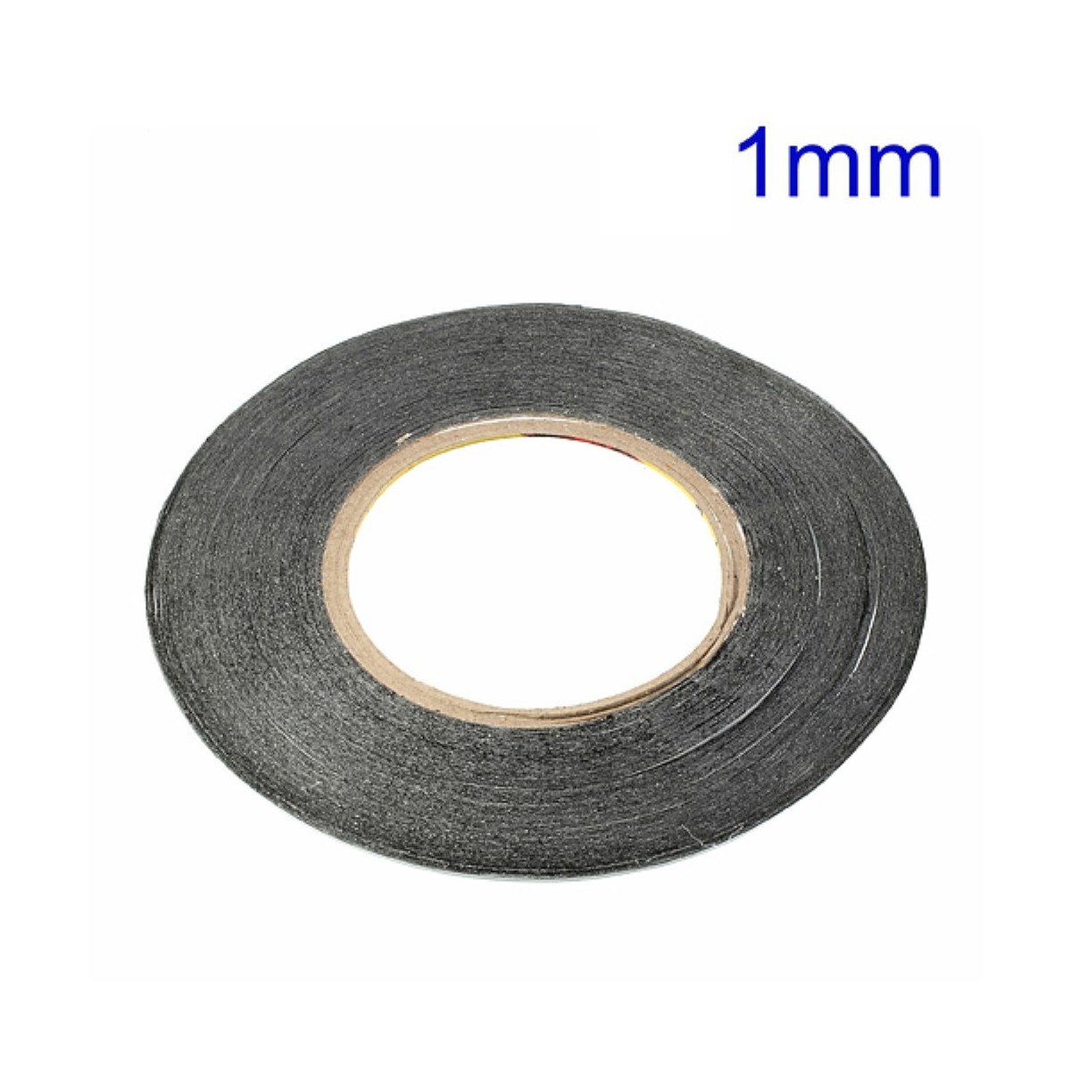 Cinta adhesiva doble cara, de espuma negra polietileno 1mm