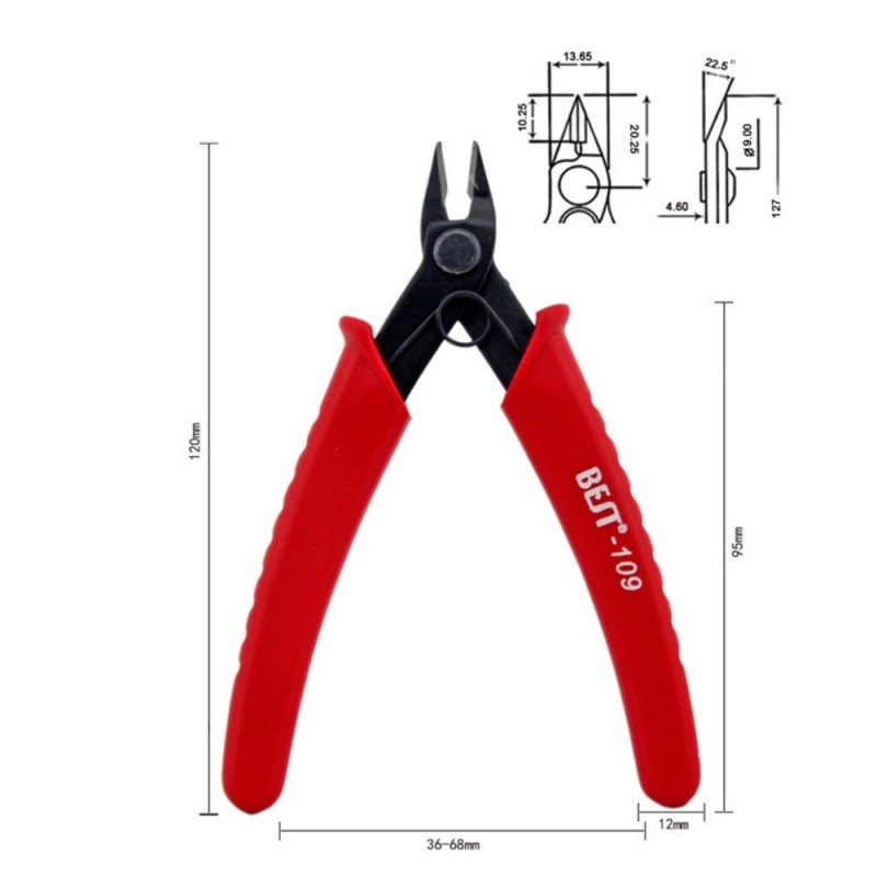 Alicates para reparacion moviles cortacables cobre