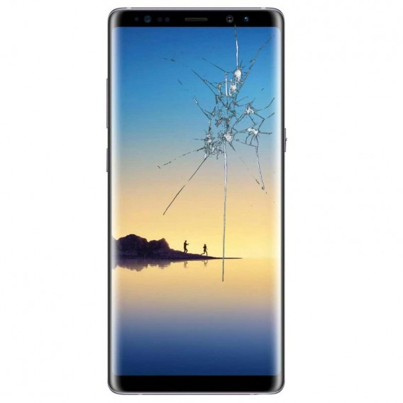 Reparaçao Ecrã (cristal) Samsung Note 8 N950F