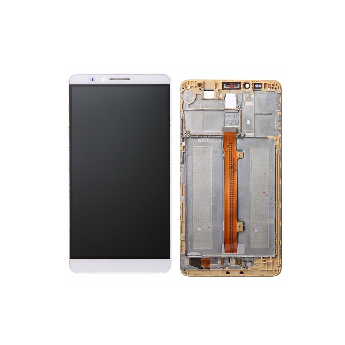 Pantalla completa con marco Huawei Ascend Mate 7 Blanco