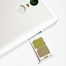 Bandeja Dual SIM Micro SD Xiaomi Redmi Note 3 Plata