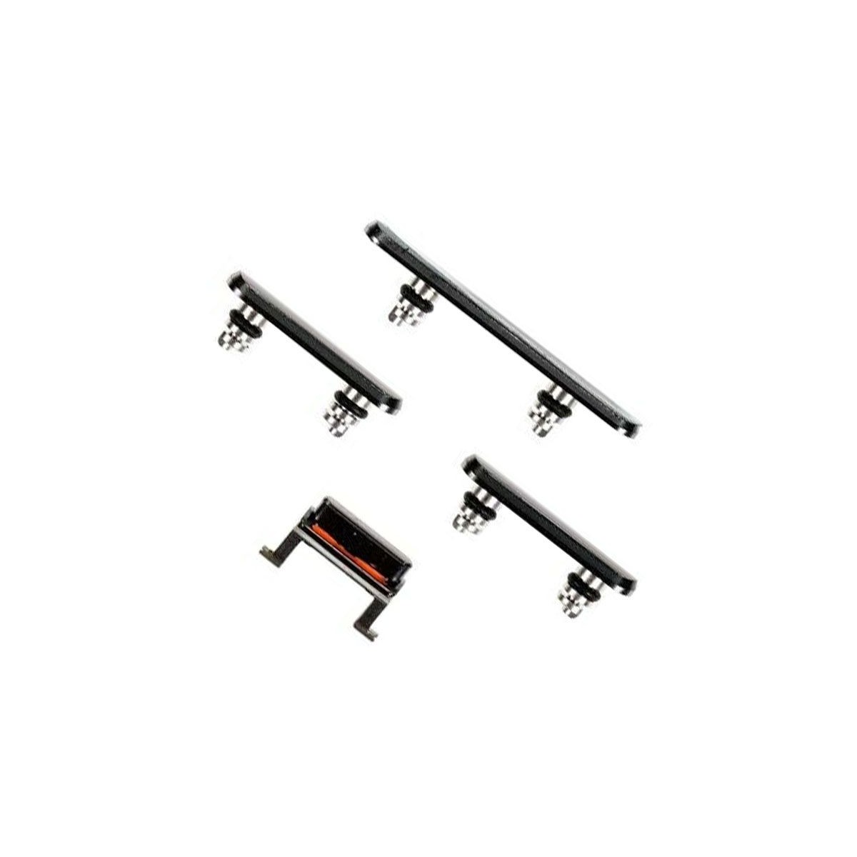 Set botones laterales iPhone Xs Max Negro
