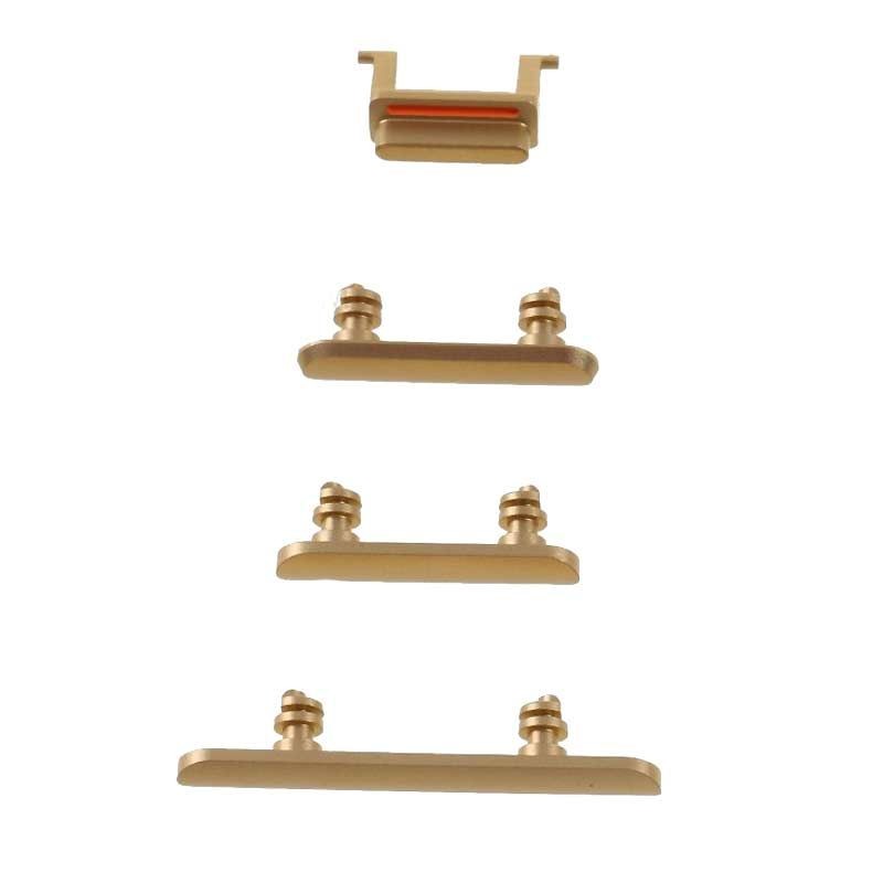 Set botones laterales iPhone Xr Amarillo