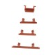 Set botones laterales iPhone Xr Coral