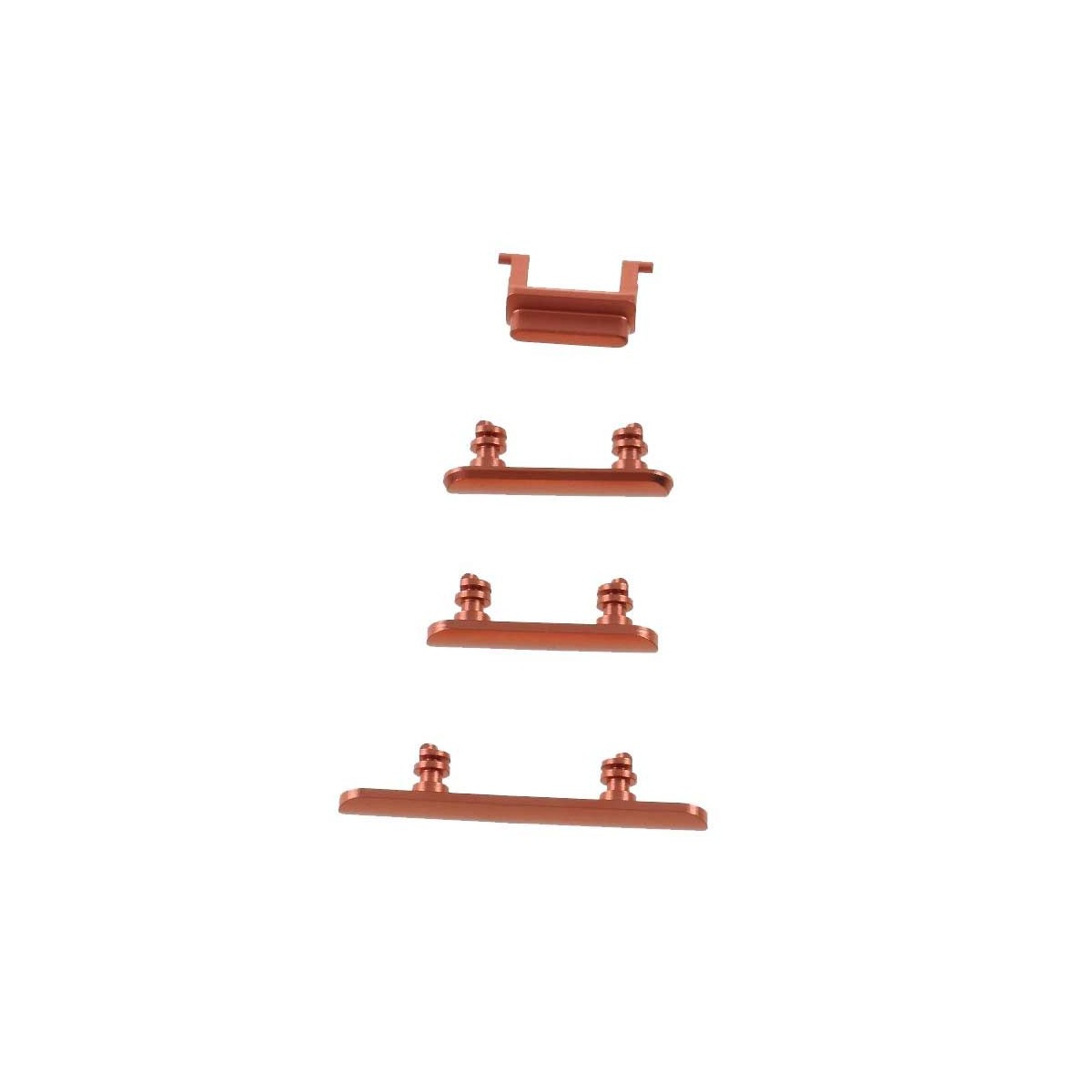 Set botones laterales iPhone Xr Coral