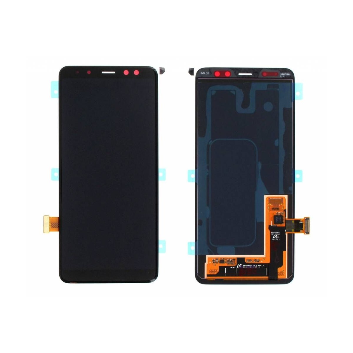 Pantalla completa Samsung A8 2018 A530F Negra