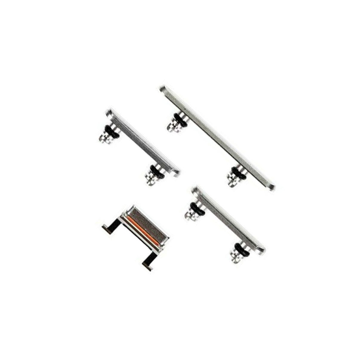 Set botones laterales iPhone Xs Plata