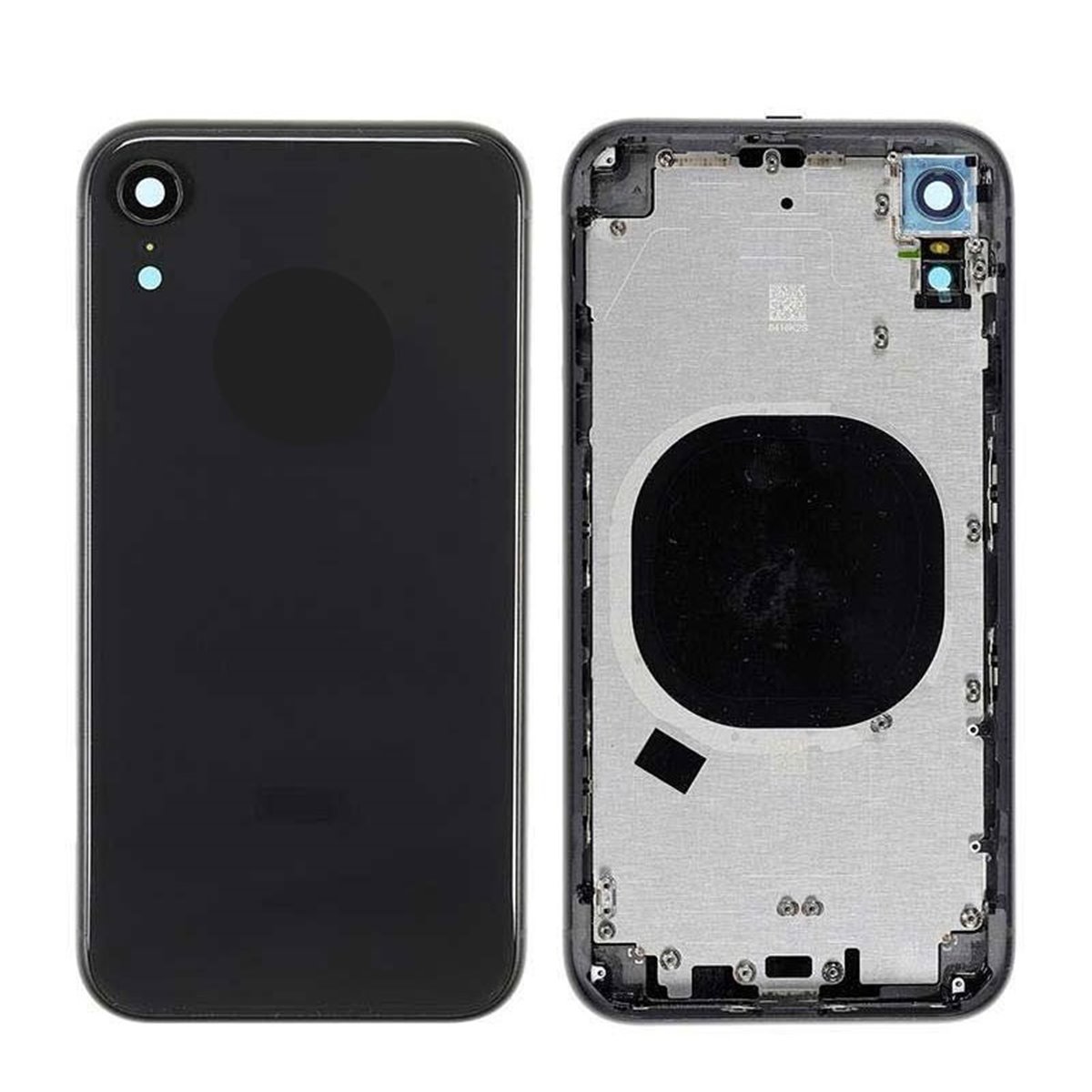 Chasis intermedio con tapa trasera iPhone Xs negro