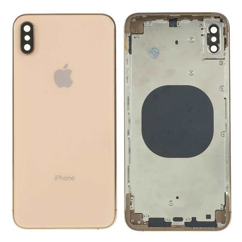 Chasis intermedio con tapa trasera iPhone Xs Oro