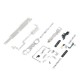 Set piezas metalicas iPhone X 