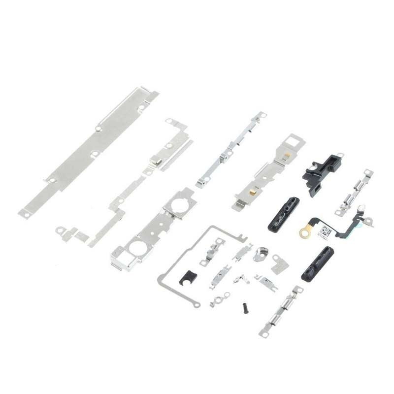 Set piezas metalicas iPhone X 