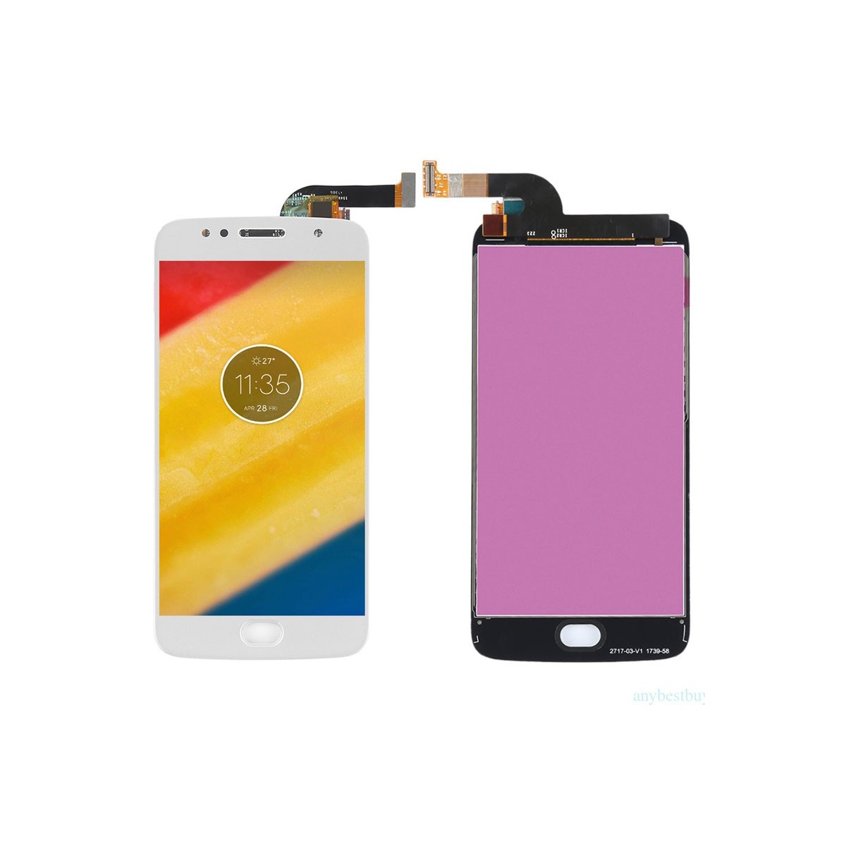 Pantalla completa Motorola Moto G5S  Blanco