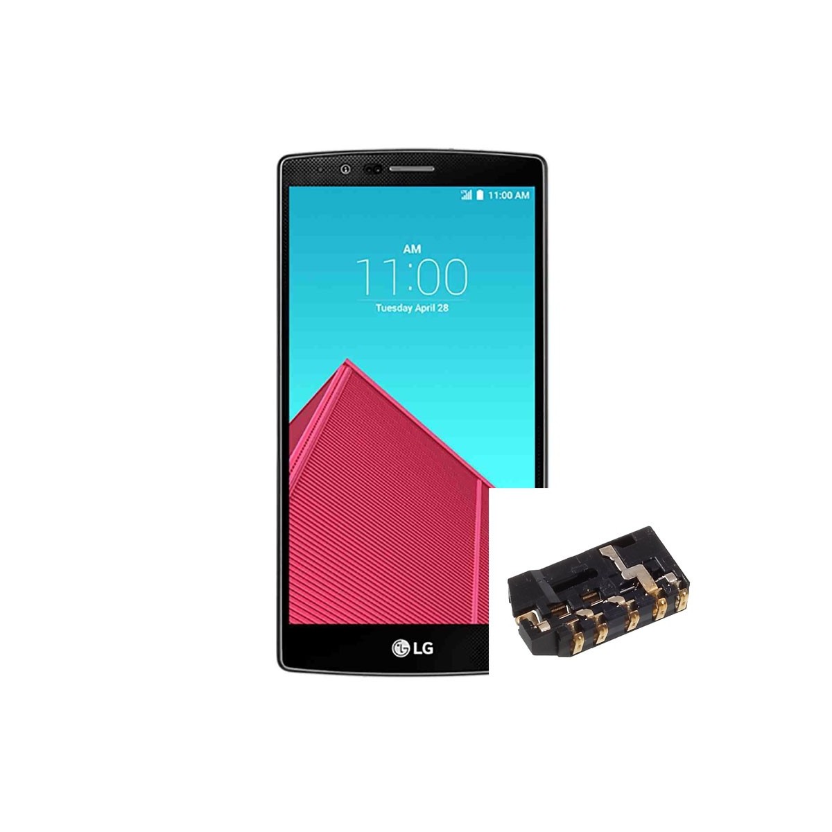 Cambio Jack auricular LG G4 Negro