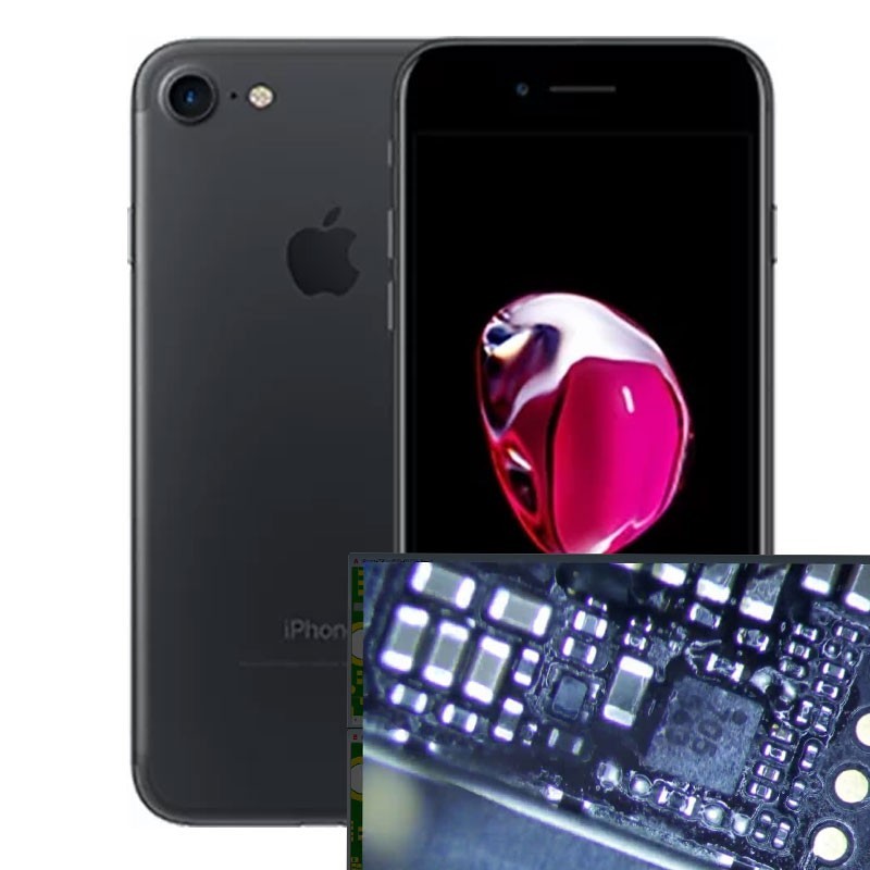 Reparacion Chip iluminacion iPhone 7