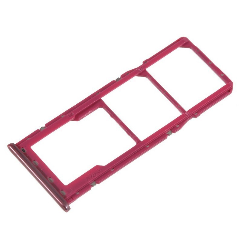 Bandeja Dual SIM Micro SD Samsung Galaxy A7 2018 A750  Rojo