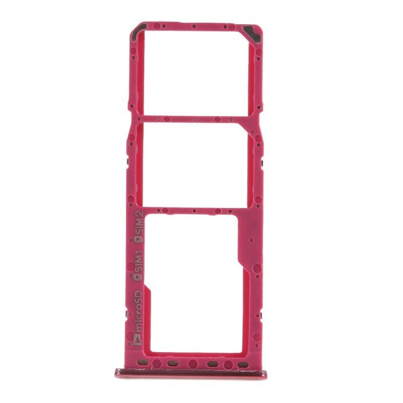Bandeja Dual SIM Micro SD Samsung Galaxy A7 2018 A750  Rojo