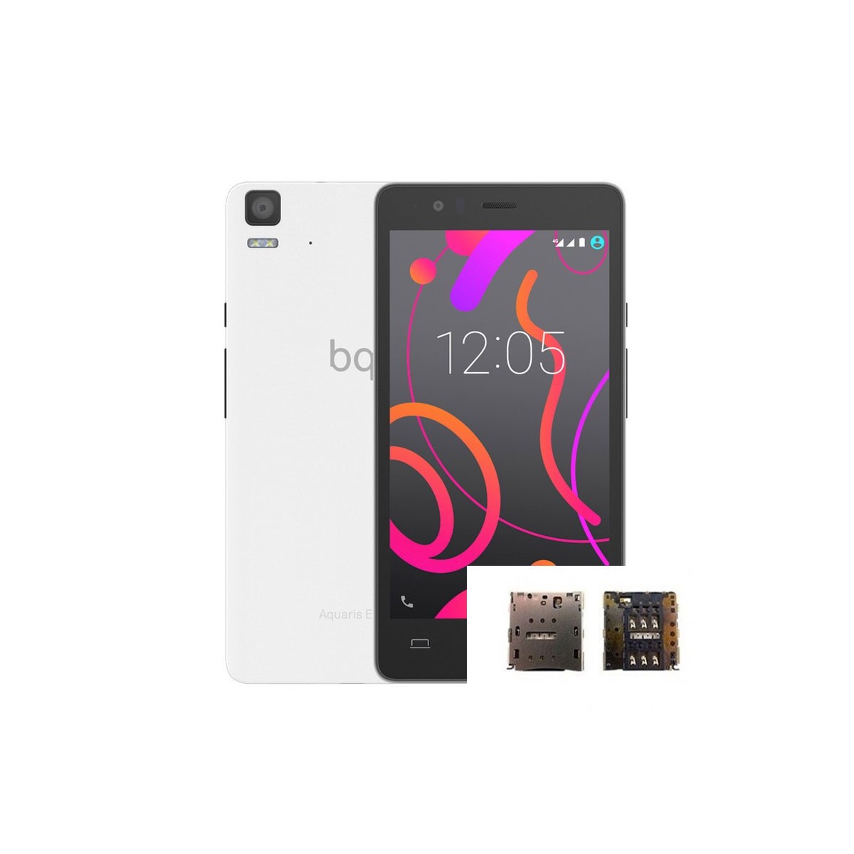 Reparacion Lector SIM Bq Aquaris E5 s