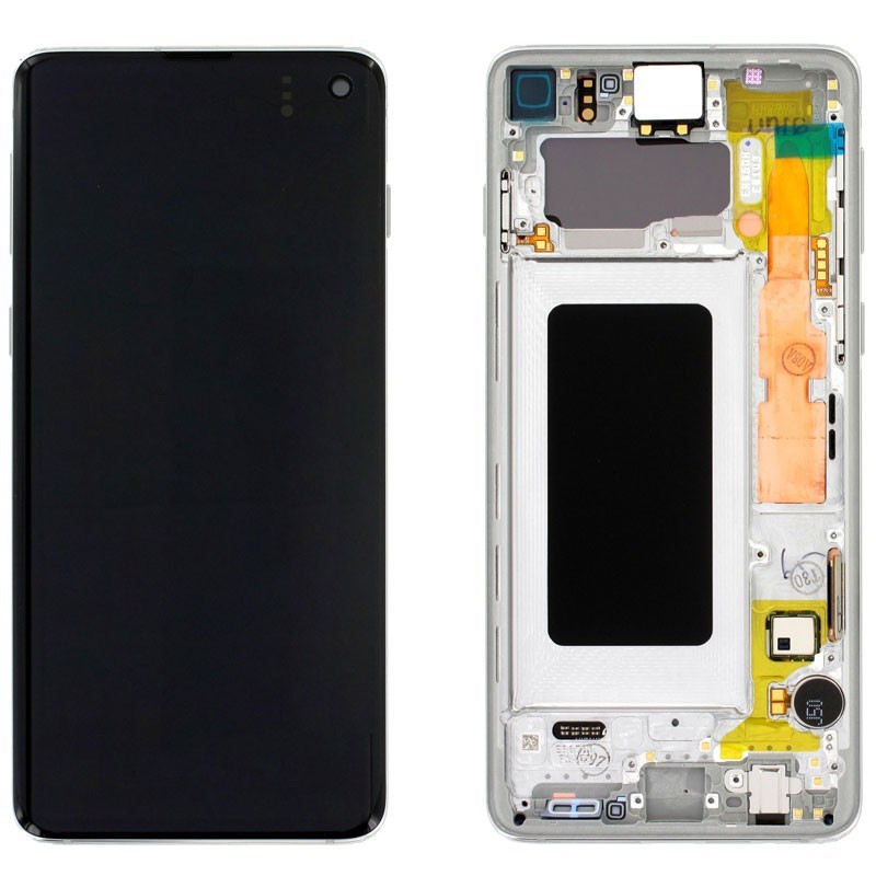 Pantalla completa original Samsung Galaxy S10 G973 Blanco