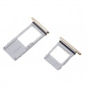 Bandeja Dual SIM Micro SD Samsung Galaxy A8 2018 A530 Oro