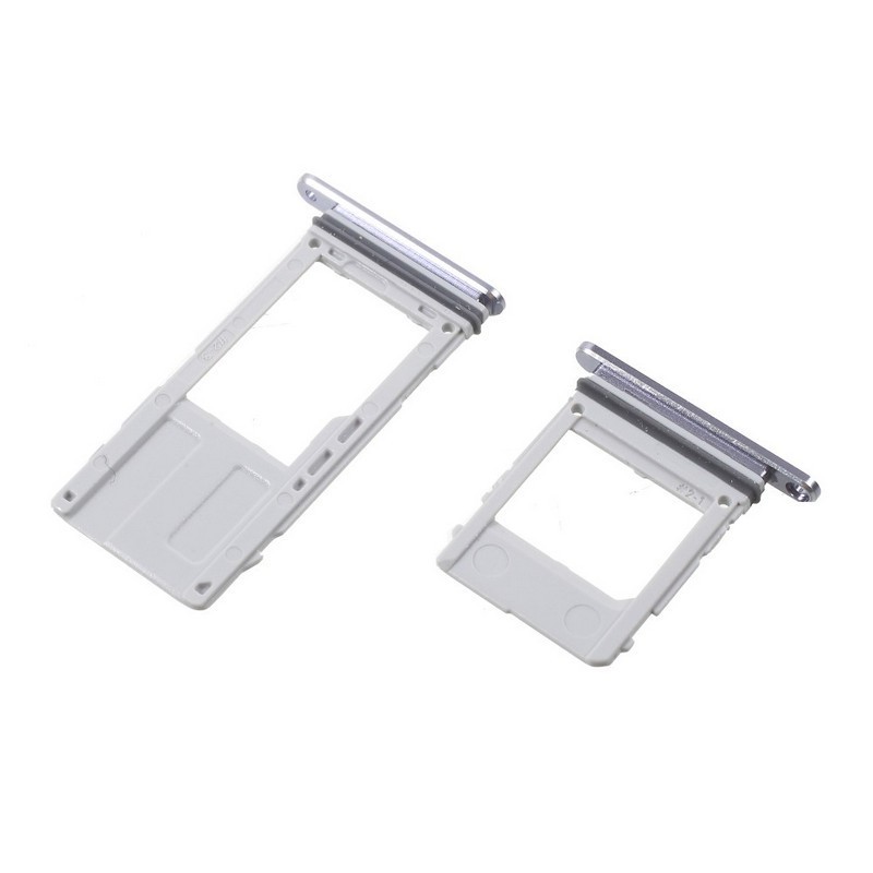 Bandeja Dual SIM Micro SD Samsung Galaxy A8 2018 A530 Plata