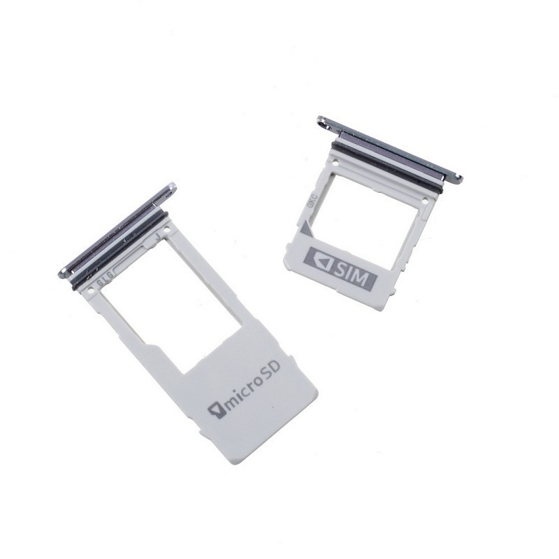 Bandeja Dual SIM Micro SD Samsung Galaxy A8 2018 A530 Plata