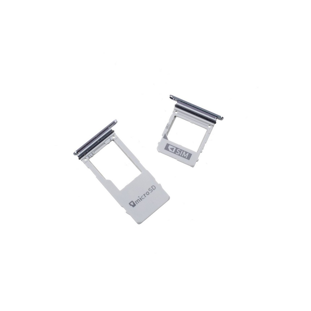 Bandeja Dual SIM Micro SD Samsung Galaxy A8 2018 A530 Plata