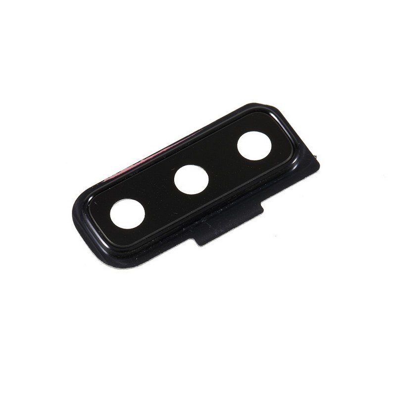 Lente Camara trasera con marco soporte Samsung Galaxy A7 2018 A750 Negro