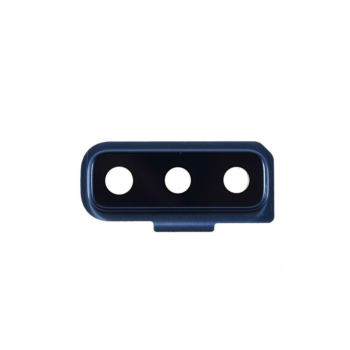 Lente Camara trasera con marco soporte Samsung Galaxy A7 2018 A750 Azul
