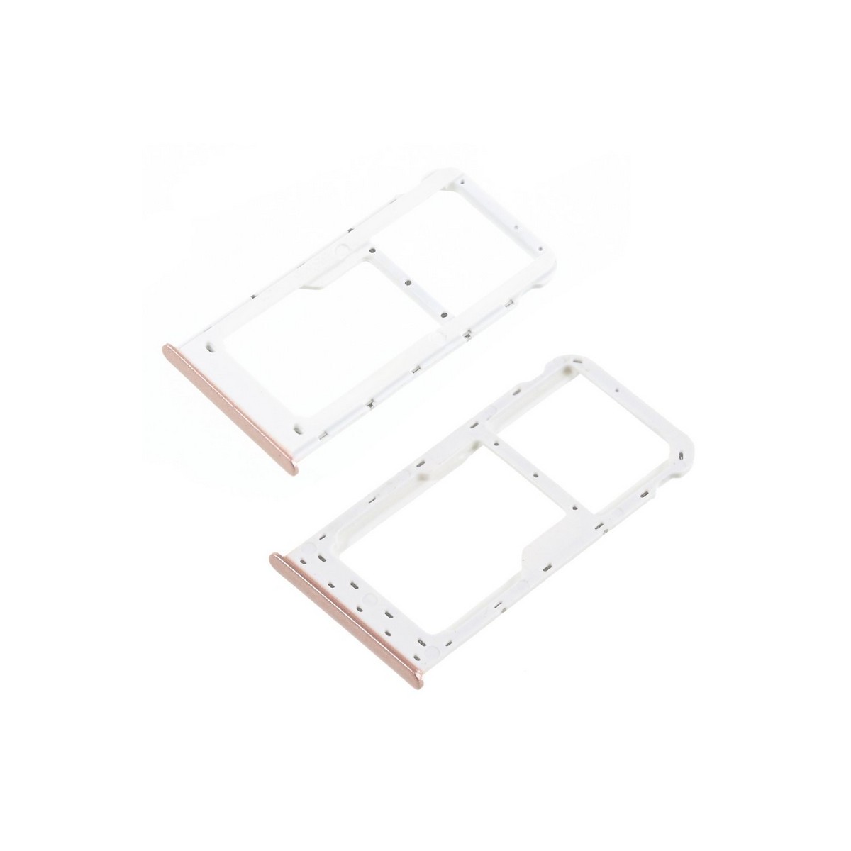 Bandeja Dual SIM Micro SD Huawei P Smart/ Enjoy 7s Oro rosa