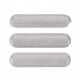 Set botones laterales Ipad Mini 4 Plata