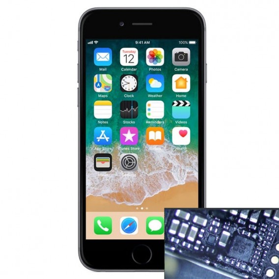 Reparacion chip iluminacion iPhone 6