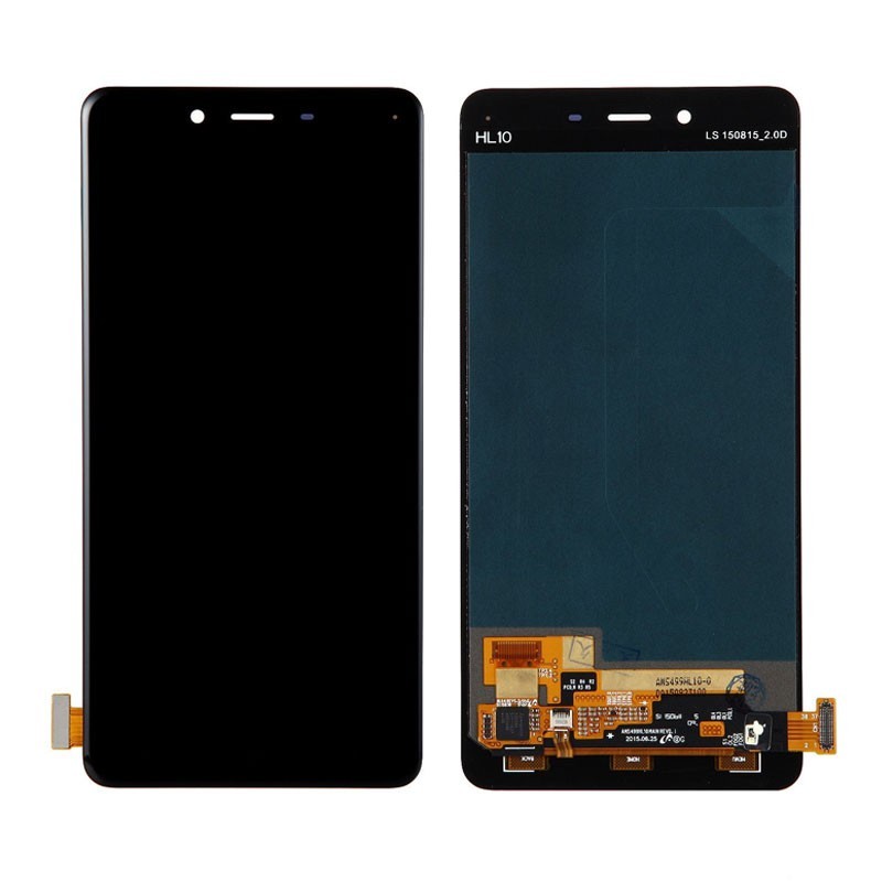 Ecrã completa (LCD/display , digitalizador/táctil) preta para Oneplus X