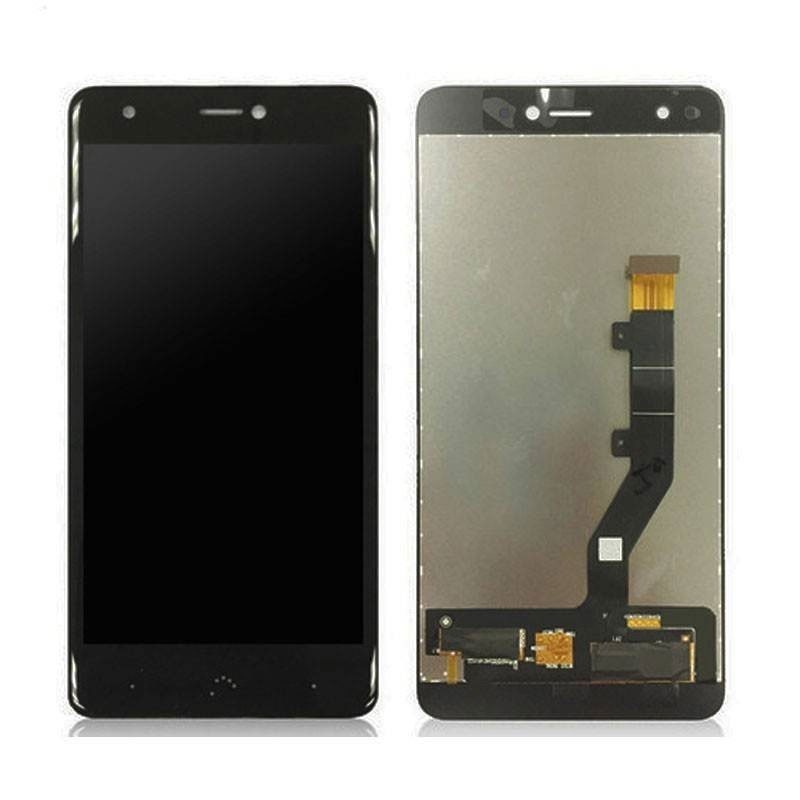 Pantalla completa Para  BQ Aquaris X Aquaris X Pro negra de alta calidad