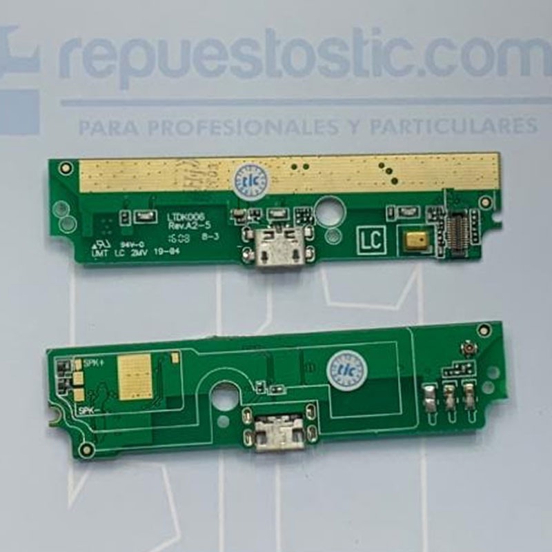 Placa con conector de carga y micro Xiaomi Redmi Note