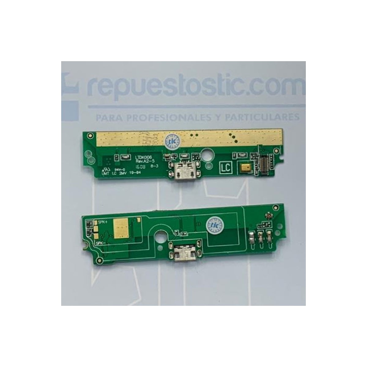 Placa con conector de carga y micro Xiaomi Redmi Note