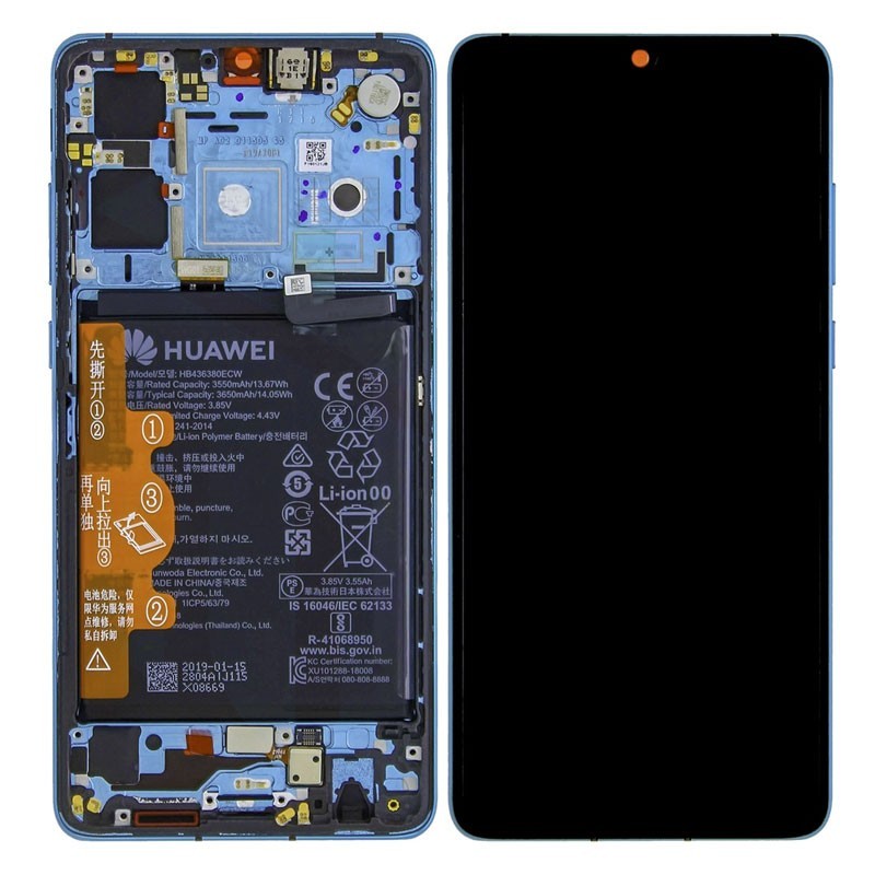 Pantalla completa Huawei P30 Azul