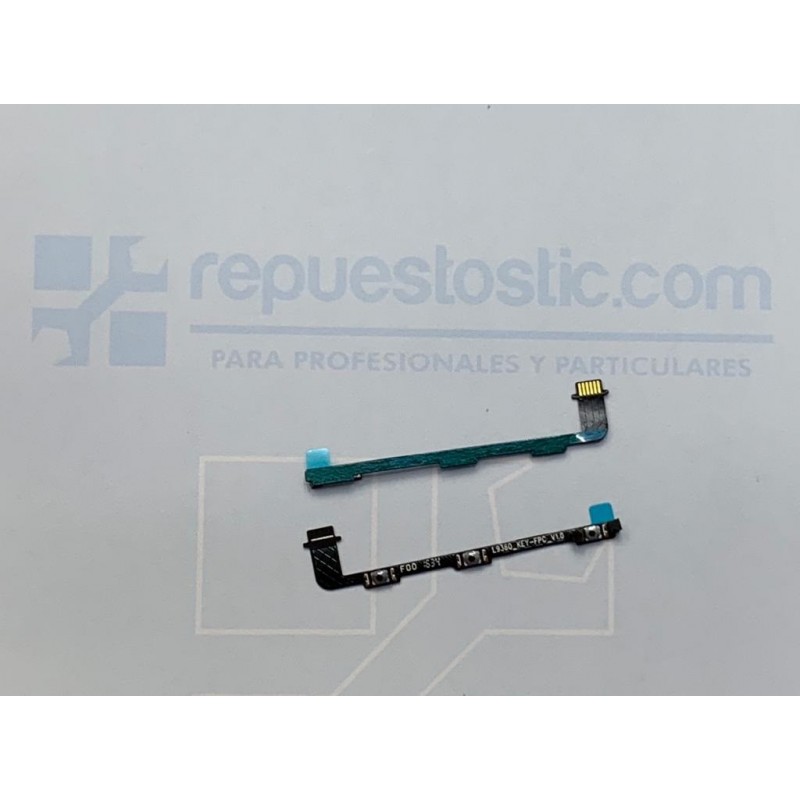 Flex  botones laterales de volumen y encendido con soporte para BQ X5 Plus