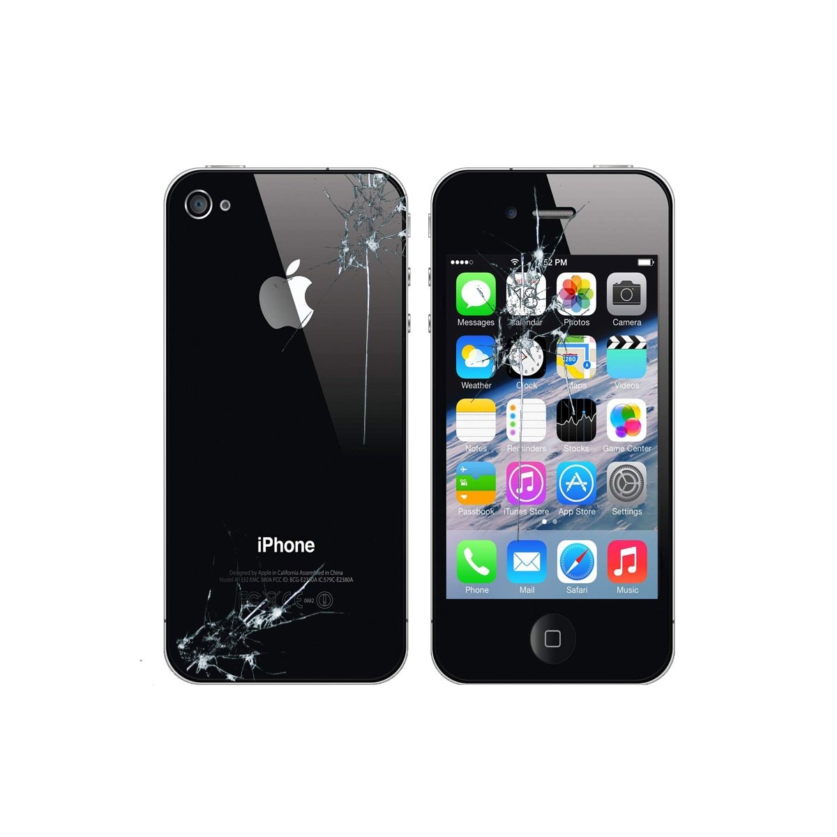 Reparacion Pantalla y tapa trasera Iphone 4s