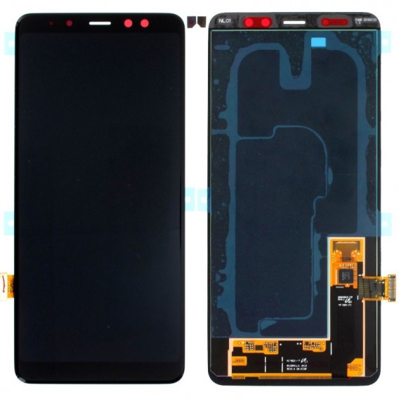 Pantalla completa Samsung Galaxy A8 + 2018 A730 Negro