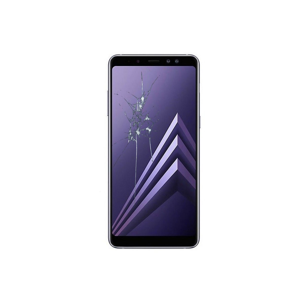 Reparacion Pantalla completa Samsung A8 + 2018 A730 Negro