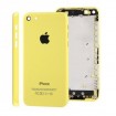 tapa carcasa trasera para iphone 5c en color amarillo