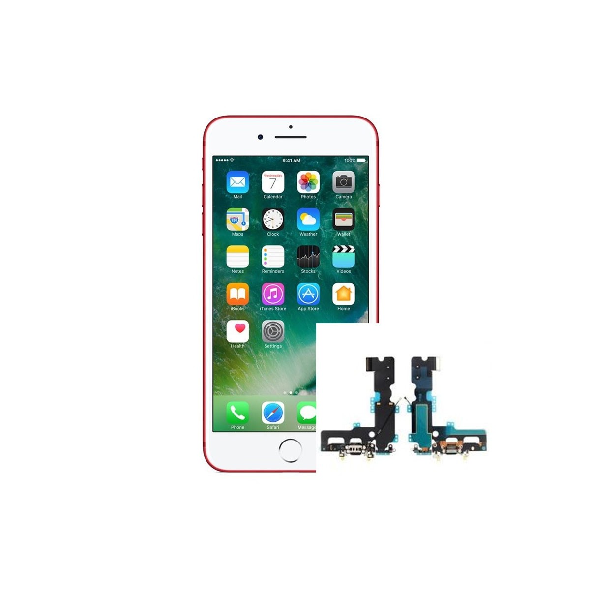Reparacion Conector de carga iPhone 7 Plus