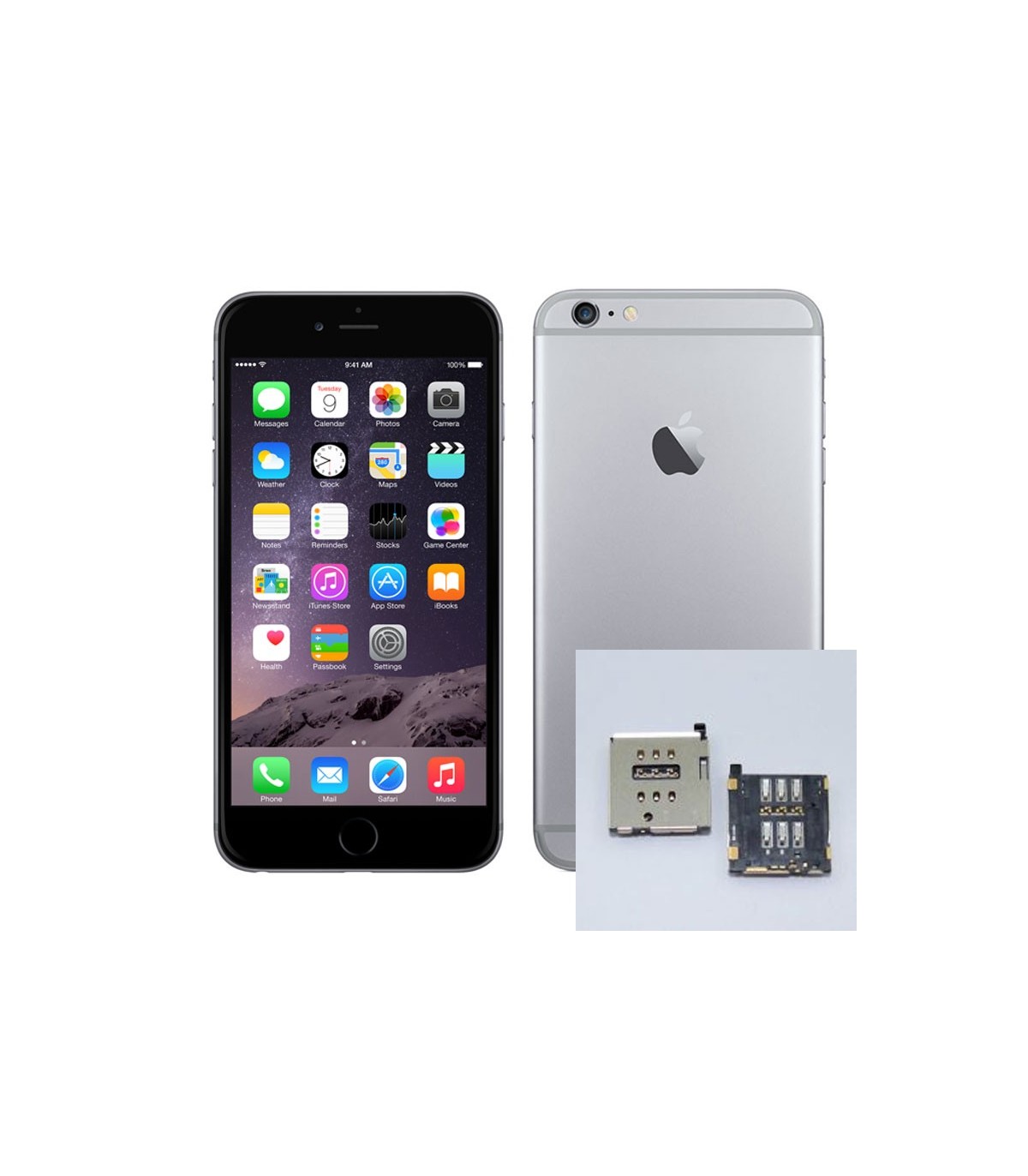 Reparacion Lector SIM iPhone 6s Plus