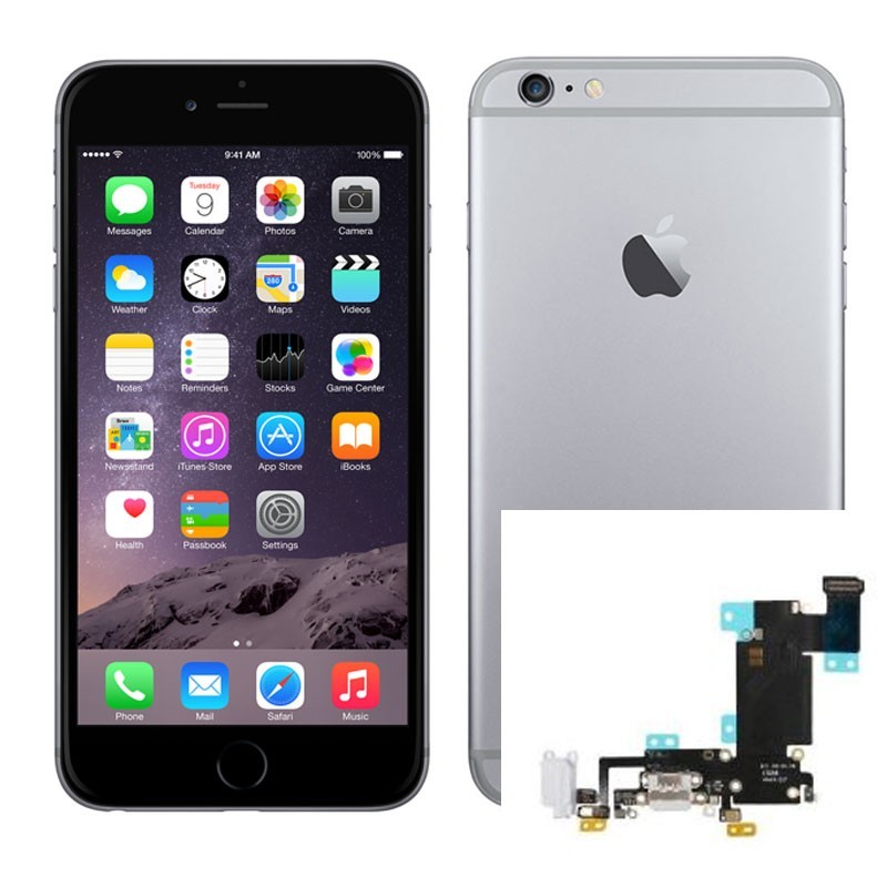 Reparacion Conector de carga iPhone 6s Plus